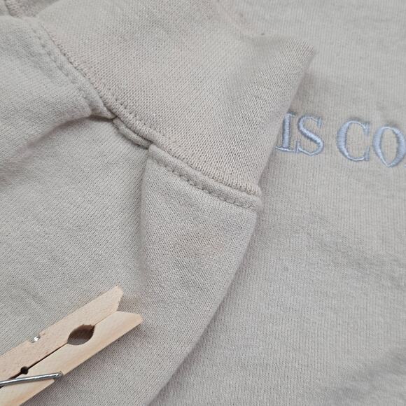 Ariana Grande The Light Is Coming Cream Sweatshirt Crewneck Adult M Stain Read - Picture 7 of 12